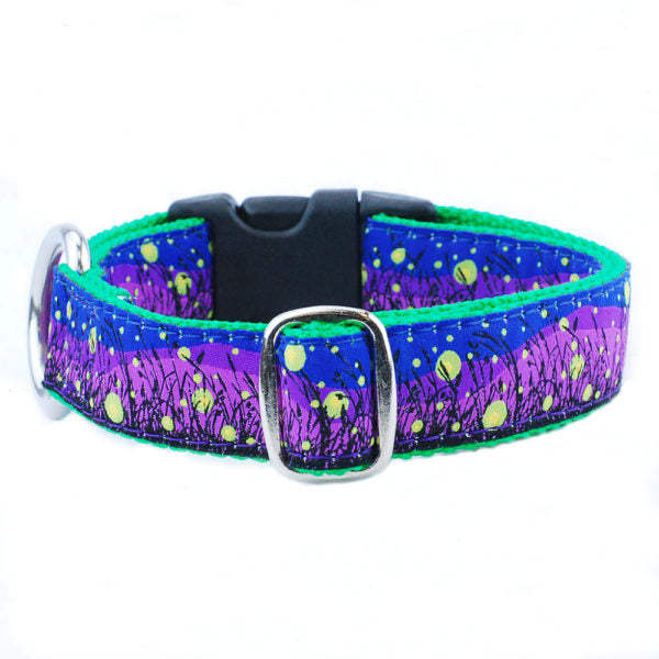 1″ Lightning Bugs Essential Martingale Dog Collar Martingale Dog Collar 2 Hounds Design