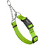 Biothane Adjustable Martingale Collar with Quick Release Buckle Tropical Green Dog Collars Dogline