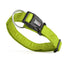 Comfort Microfiber Flat Dog Collar Lime Green Dog Collar Dogline