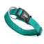 Comfort Microfiber Flat Dog Collar Teal Dog Collar Dogline