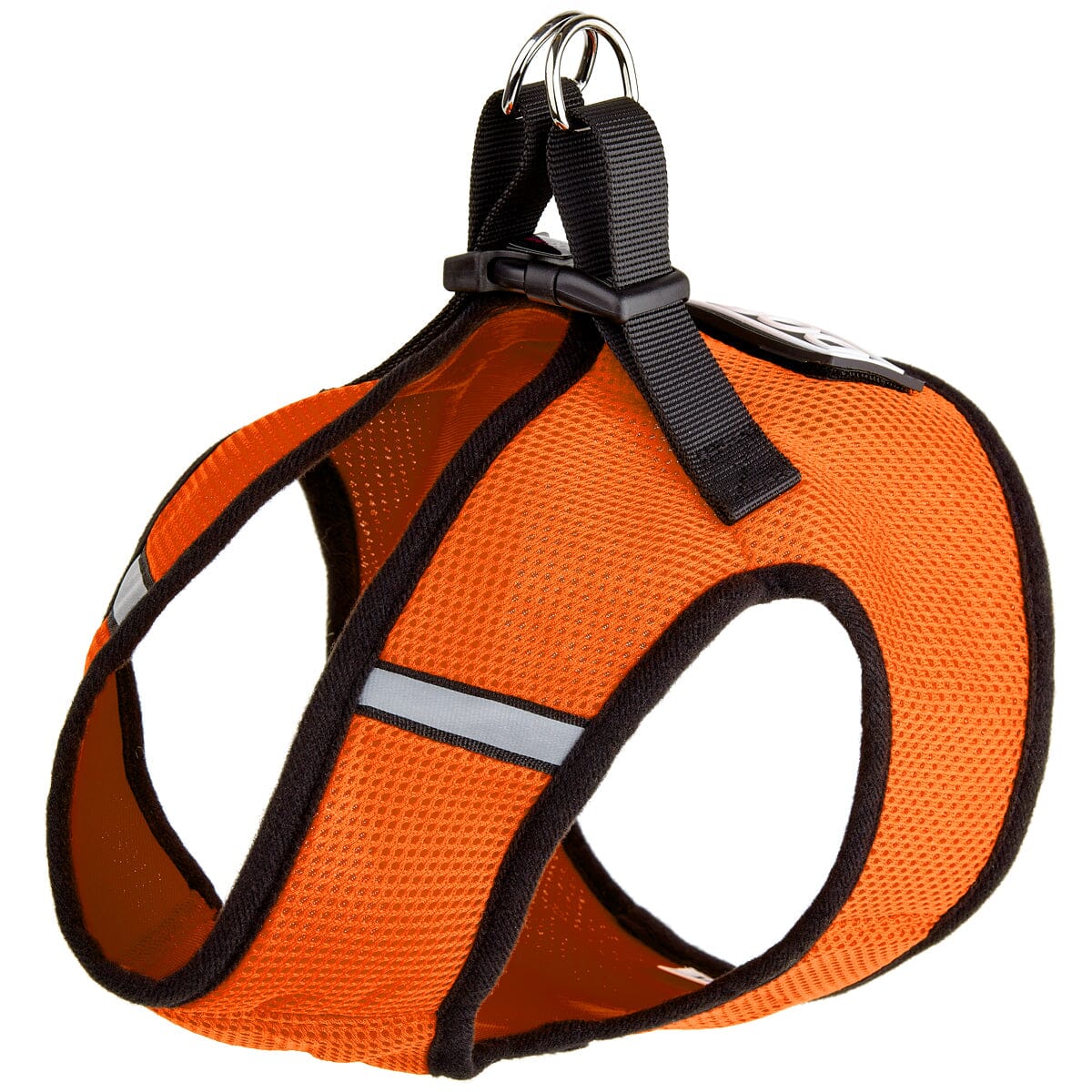 Boston Mesh Dog Harness + Built-in Hook & Loop Fastener Orange Dog Harnesses Dogline