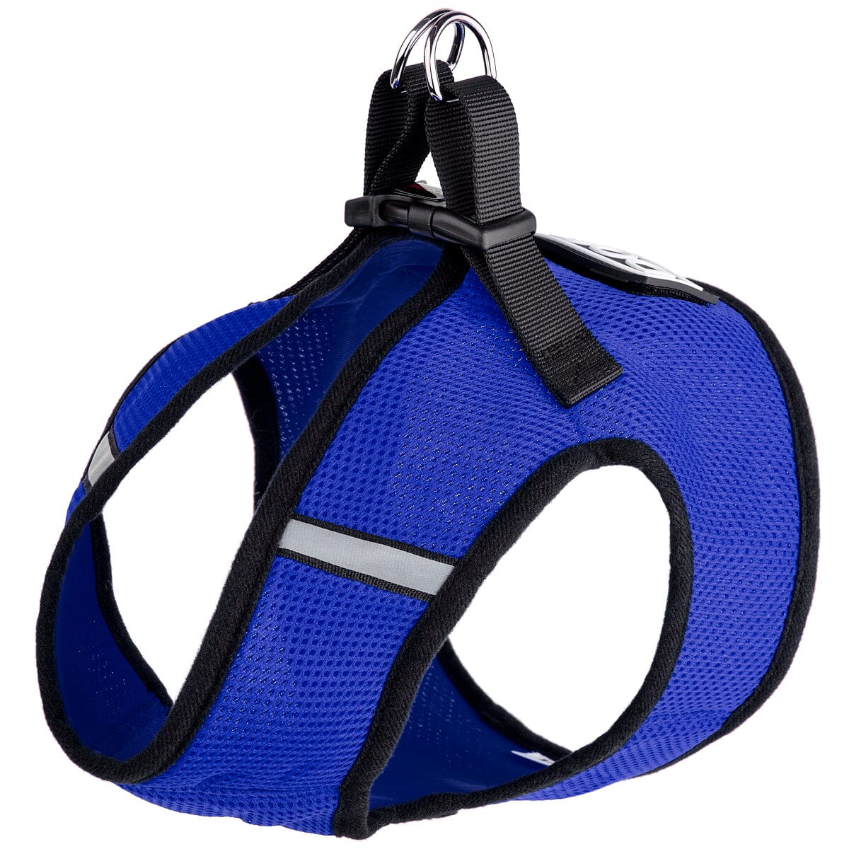 Boston Mesh Dog Harness + Built-in Hook & Loop Fastener Royal Blue Dog Harnesses Dogline