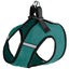Boston Mesh Dog Harness + Built-in Hook & Loop Fastener Teal Dog Harnesses Dogline