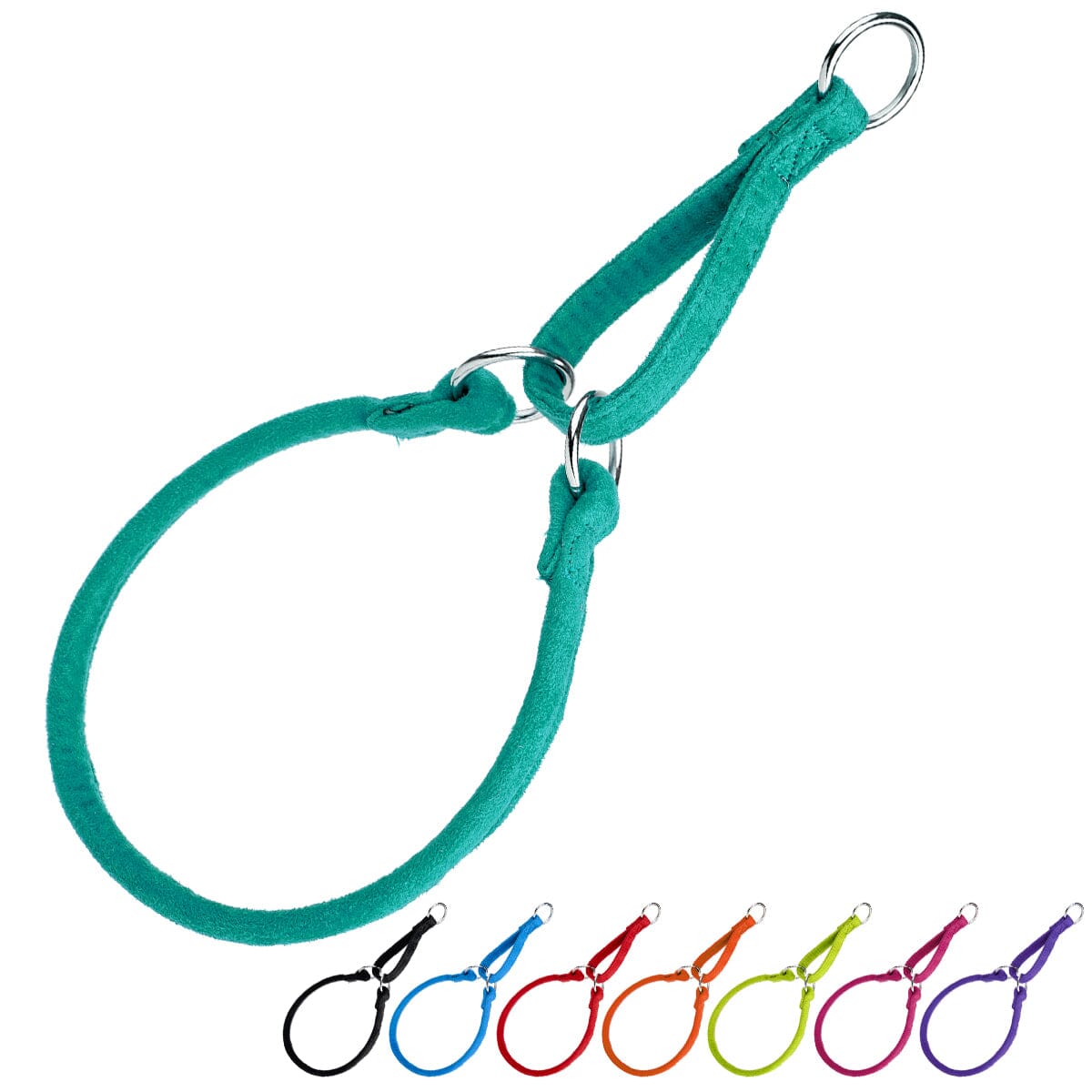 Comfort Microfiber Round Martingale Collar Martingale Dog Collar Dogline