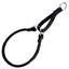 Comfort Microfiber Round Martingale Collar Black Martingale Dog Collar Dogline