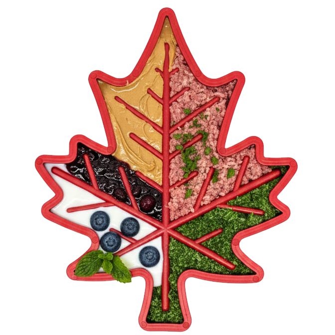 Canadian Maple Leaf Nylon Dog Chew Toy - Indestructible & USA Made Nylon Dog Toys SodaPup/True Dogs, LLC