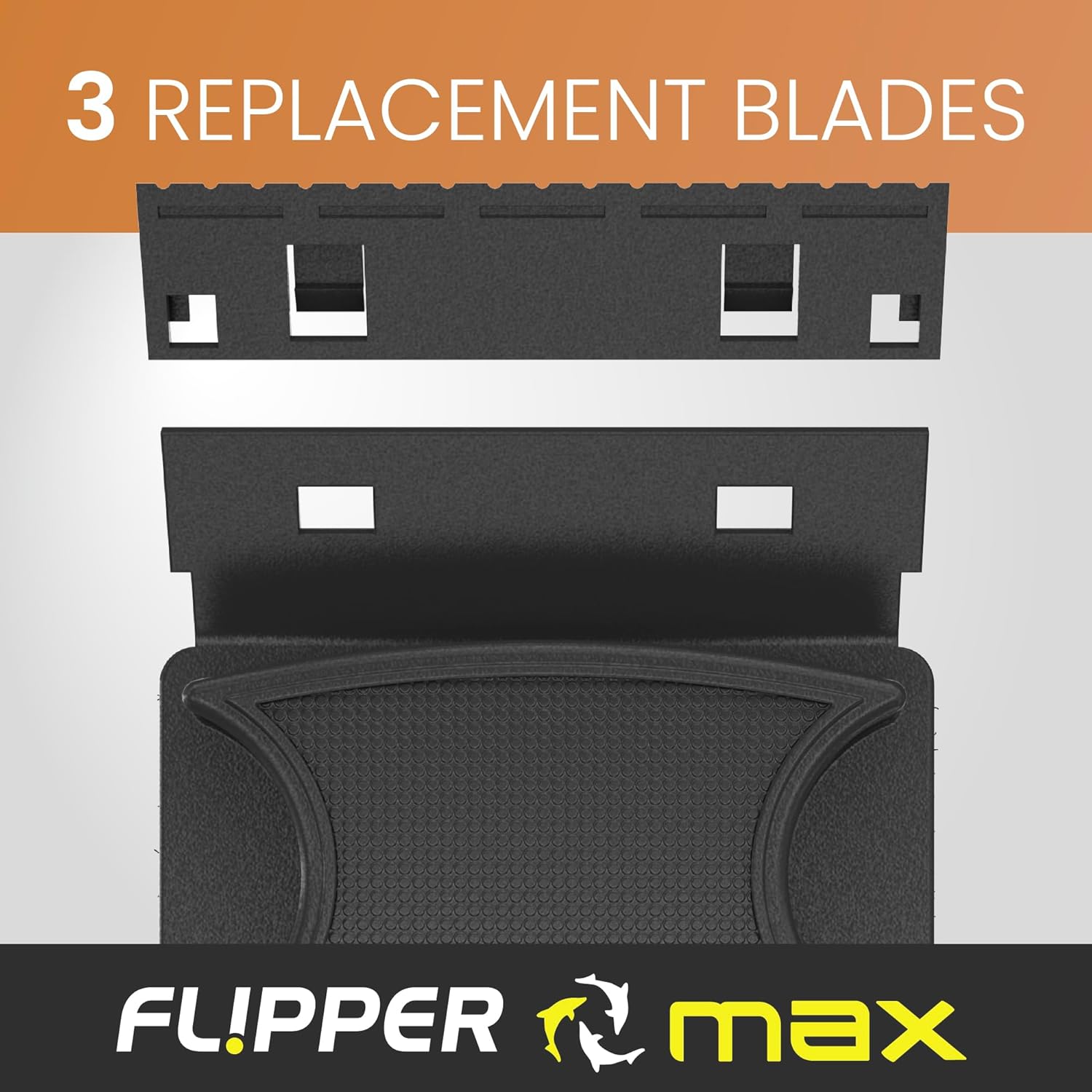 Flipper Max ABS Replacement Blades 3 Pack - Acrylic Tanks Replacement Blades Flipper Aquarium Products