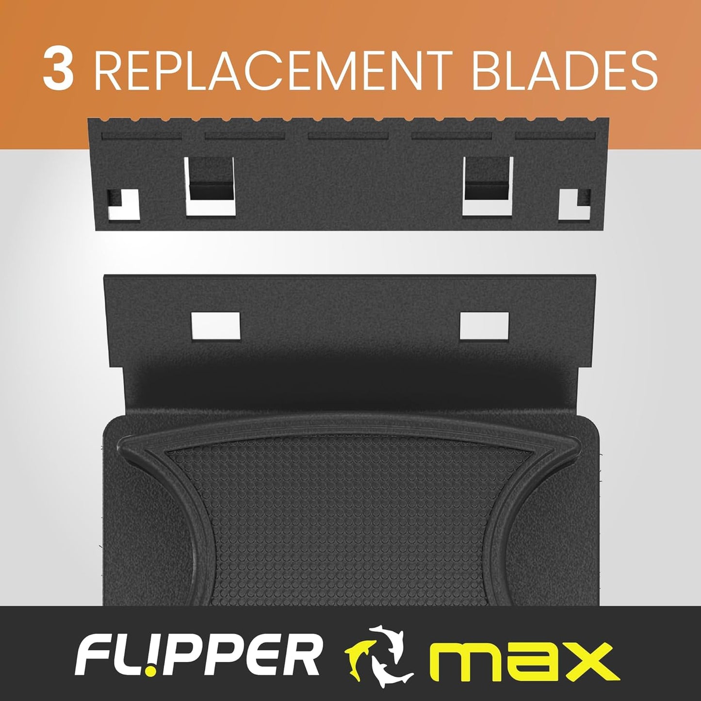 Flipper MAX ABS Replacement Blades Straight Edge 5 Pack - Acrylic Tanks Replacement Blades Flipper Aquarium Products