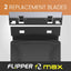 Flipper MAX Stainless Steel Replacement Blades 2 Pack Replacement Blades Flipper Aquarium Products