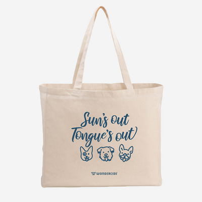 Sun's Out Tongue's Out Tote sale Wondercide