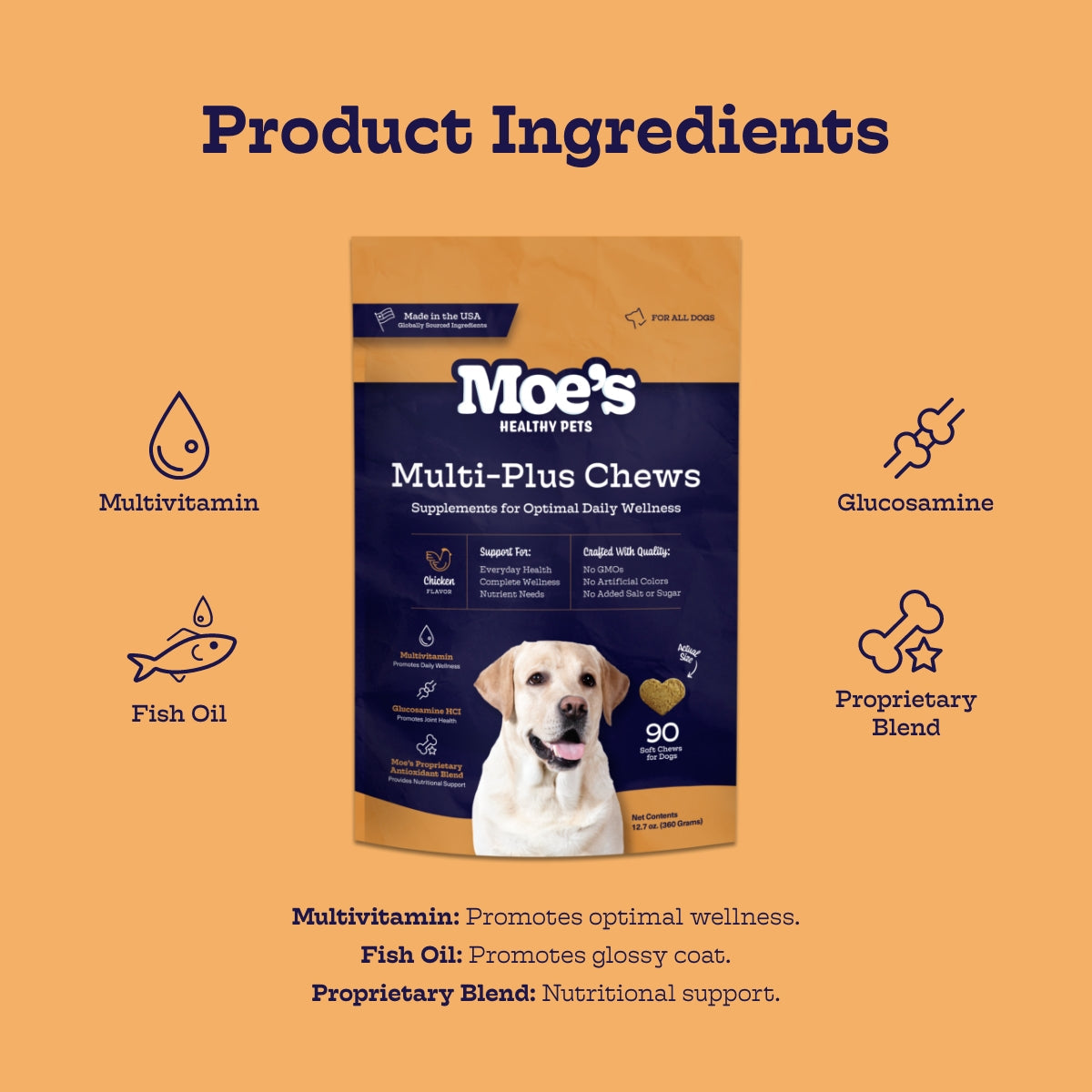 Multi-Plus Chews Moe's Healthy Pets