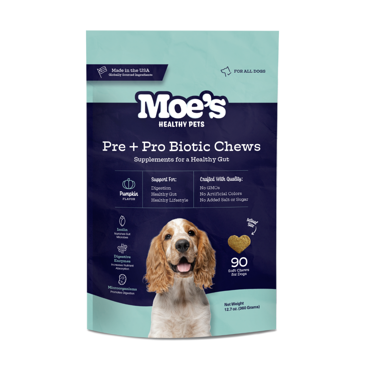 Pre + Pro Biotic Chews Moe's Healthy Pets