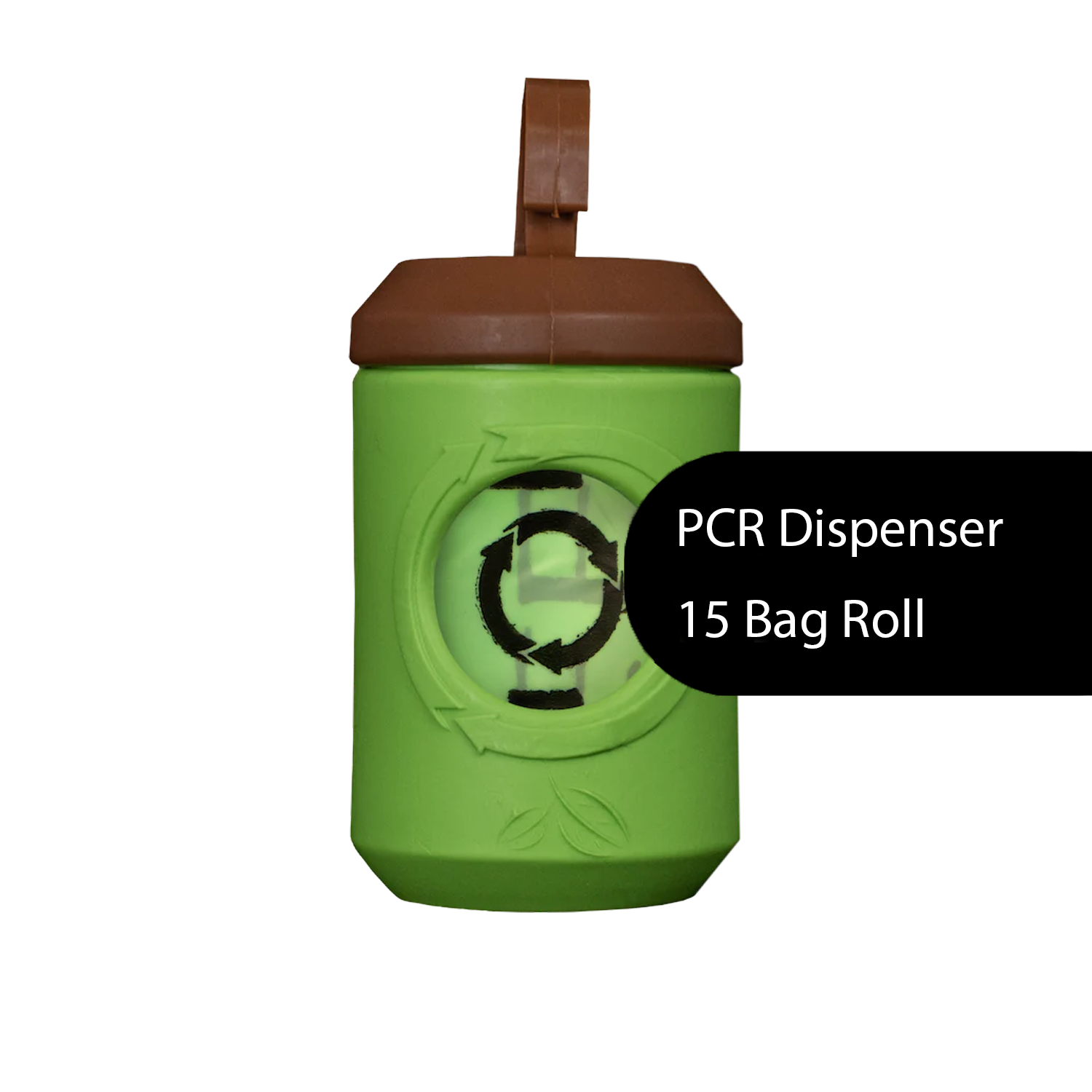 beyondGREEN Dog Poop Bag Leash Dispenser – Clip-On Holder Fits Standard Rolls – Durable & Portable Post-Consumer Recycled Dispenser Poop Bag Dispenser beyondGREEN biotech™