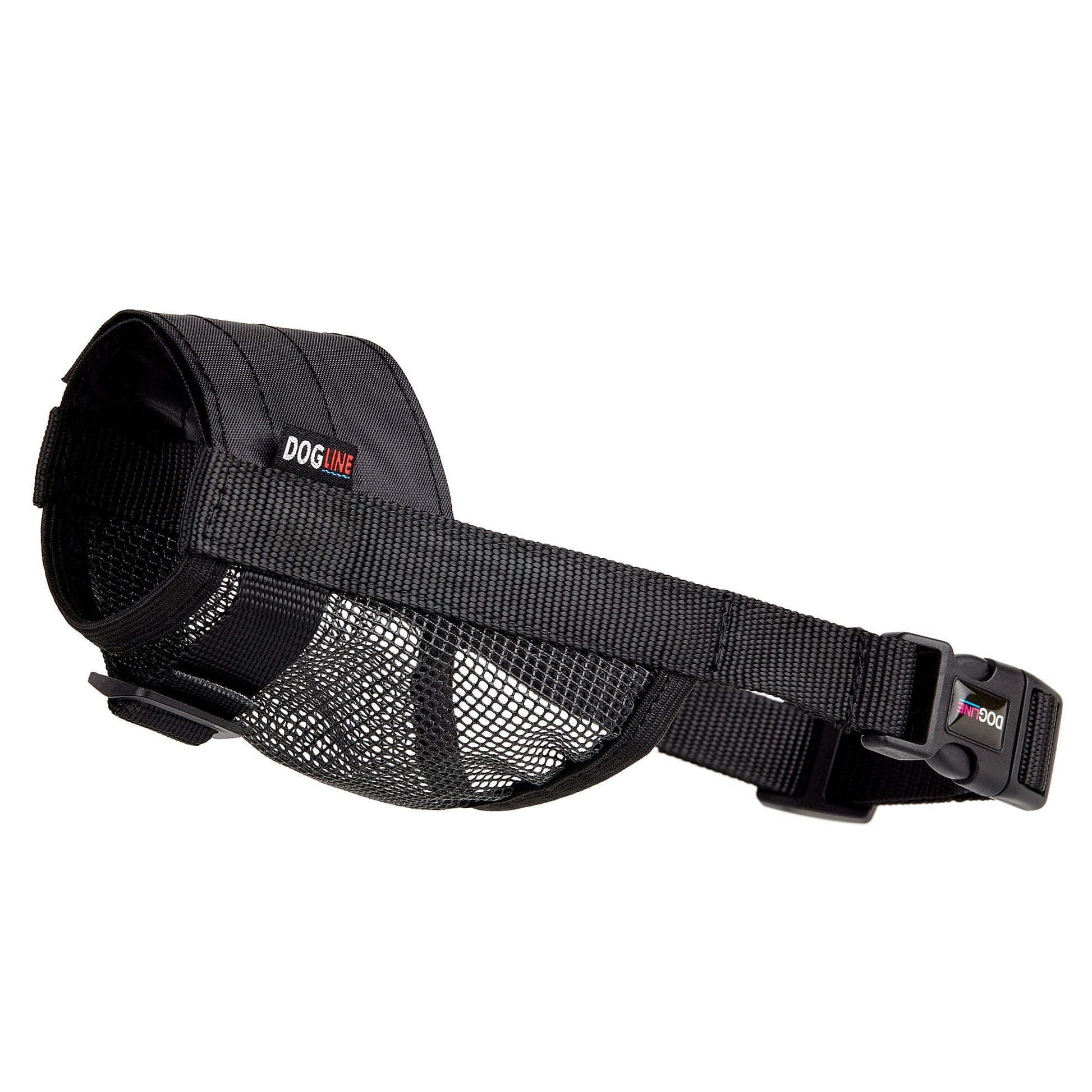 Nylon Adjustable Mesh Muzzle 10-13" Dog Muzzles Dogline