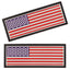 Dogline 3D Rubber Removable Patches for Dog Harness and Vest American Flag Dog Patches Dogline