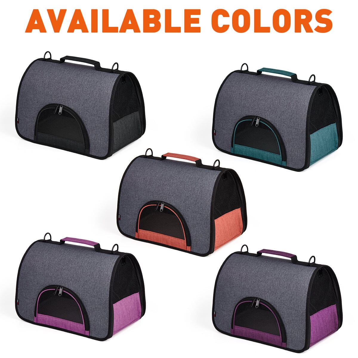 Dual Color Collapsible Pet Carrier Pet Carriers Dogline
