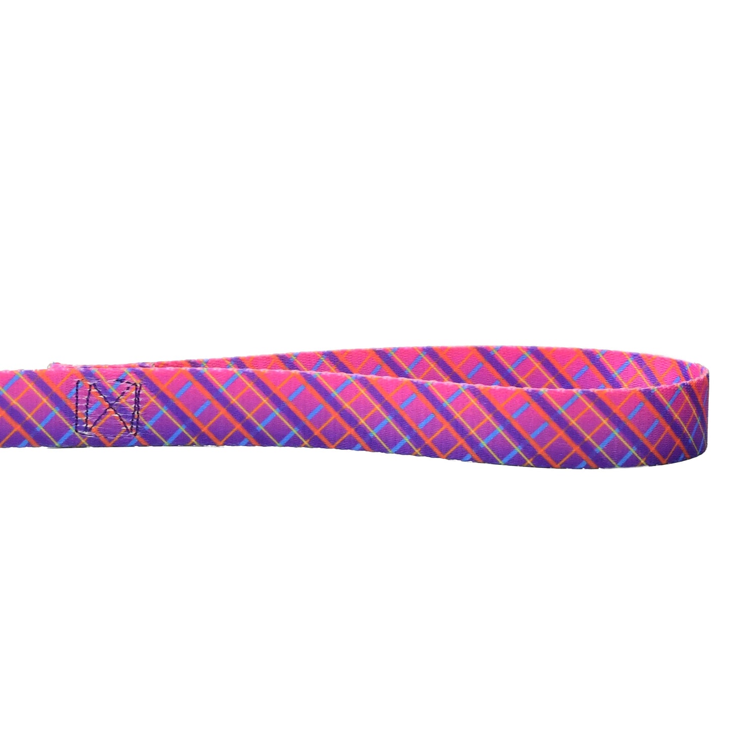 Neon Sunrise Pink Plaid Dog Leash – EarthStyle 2 Hounds Design