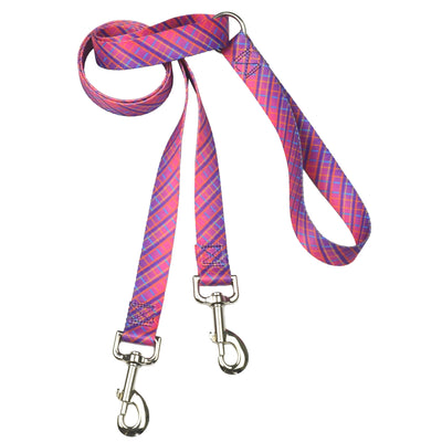 Neon Sunrise Pink Plaid Freedom No-Pull Dog Harness – EarthStyle 2 Hounds Design