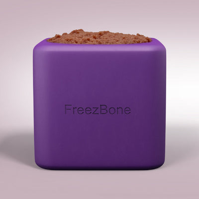 Freezbox - Super Tough Treat Toy UP TO 140LBS DOGS Purple Freezbone