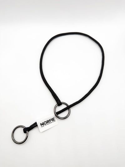 Norfie Champion Nylon Dog Show Collar Black Dog collar Norfie