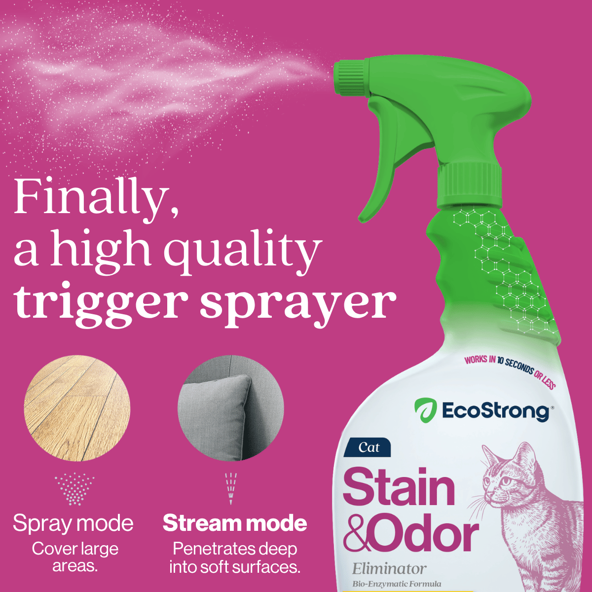 Cat Stain and Odor Eliminator Pet & Animal > Cat Stain & Odor EcoStrong