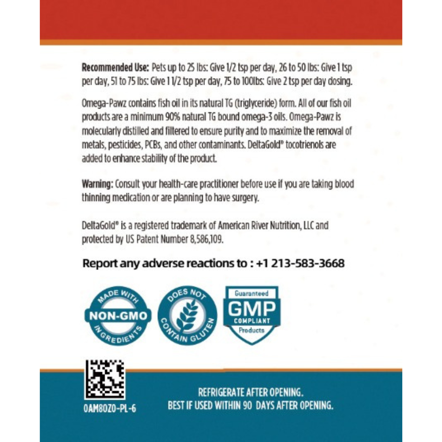 Omega Pawz - Liquid Omega 3 Oil for Dogs and Cats Animals & Pet Supplies Dr. Ruth Roberts