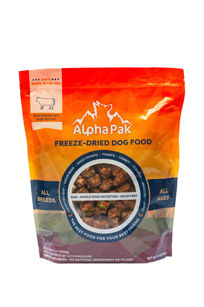 PREMIUM RAW FREEZE DRIED DOG FOOD BEEF freeze dried dog food Alpha Pak