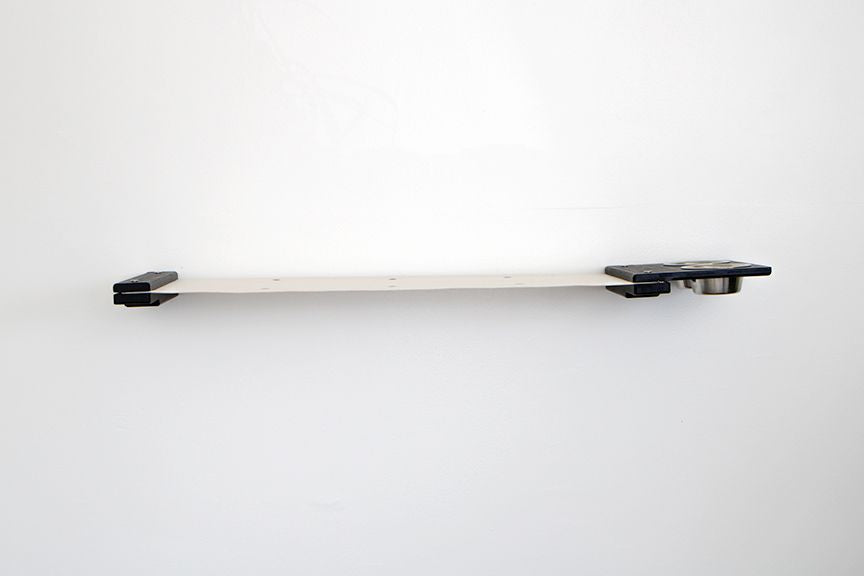 Dog Proof Cat Feeder - Wall-Mounted - Raised Standard Onyx Bamboo Natural Canvas 32" Cat Hammock Catastrophic Creations