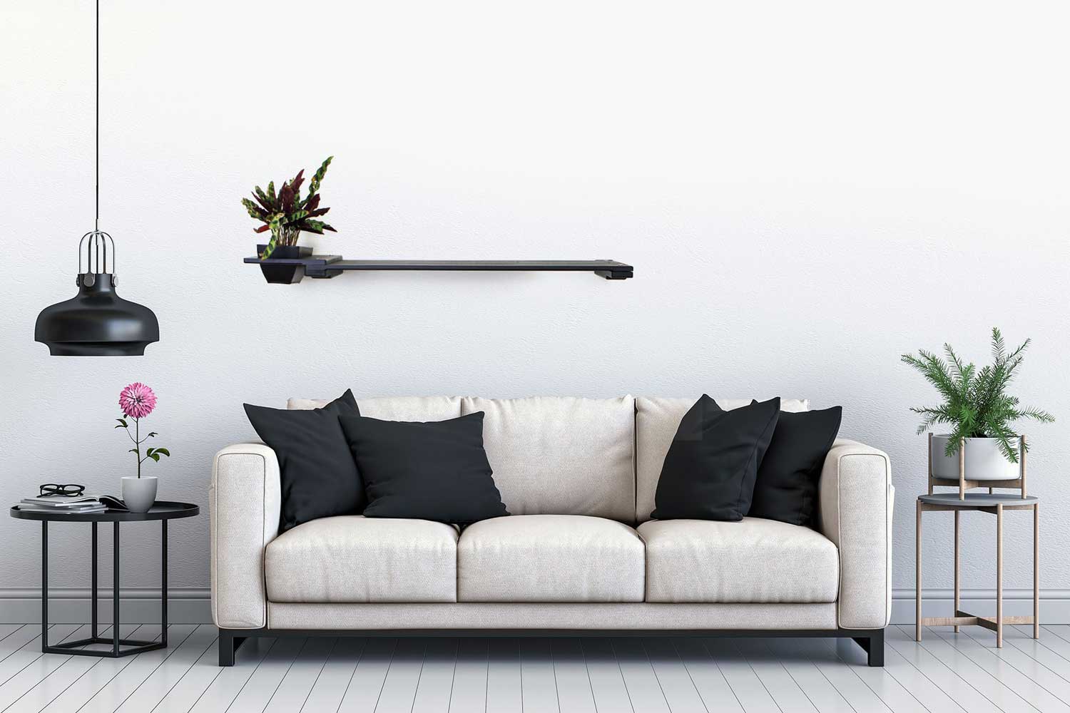 Cat Plant Stand for Wall Onyx Bamboo 34" Slotted Shelf Cat shelves/bed Catastrophic Creations