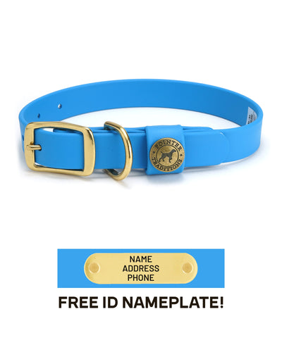 Sporting Dog Collar - Sky Blue Dog Supplies Pointer Traditions