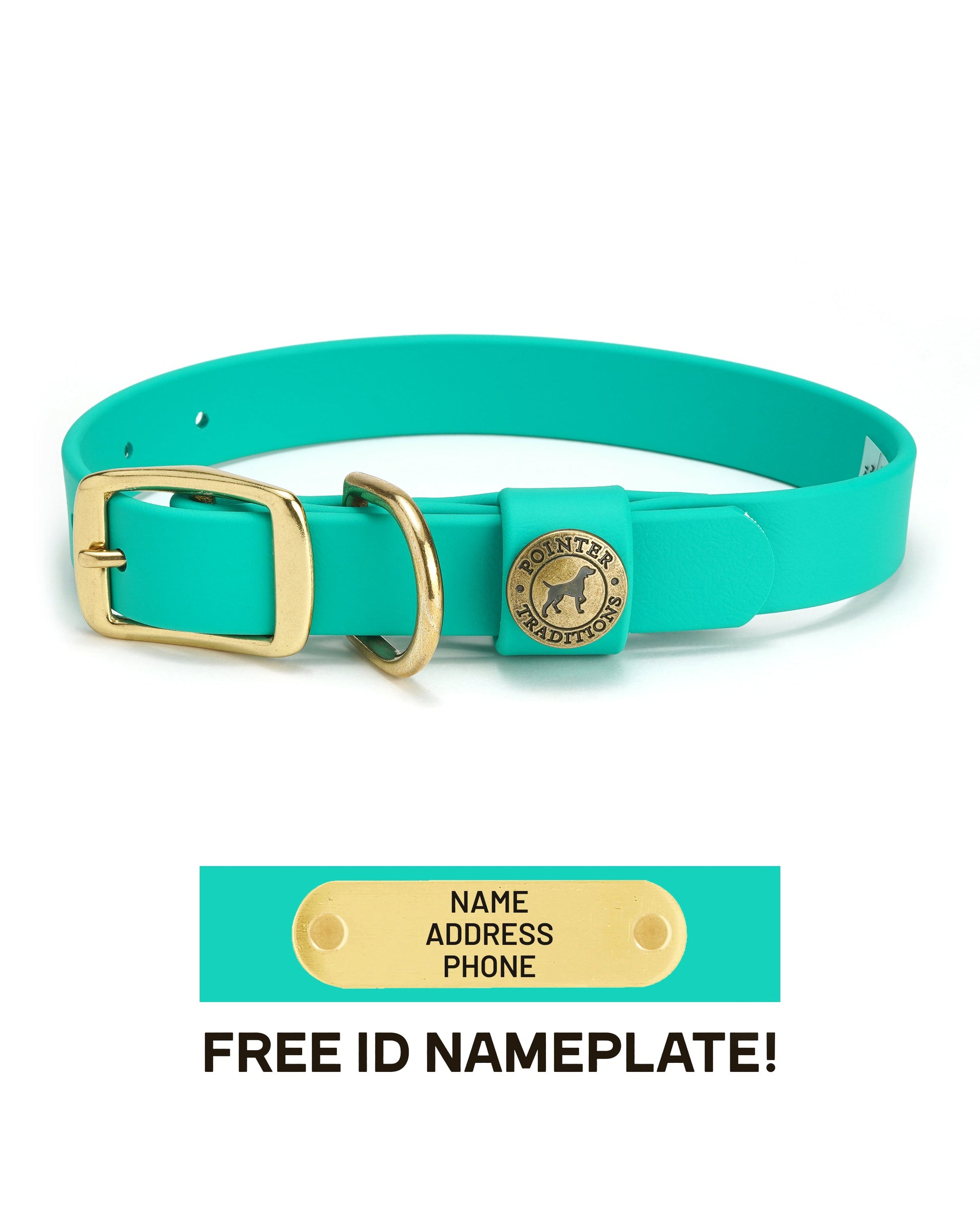 Sporting Dog Collar - Teal Dog Supplies Pointer Traditions