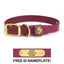 Sporting Dog Collar - Wine Dog Supplies Pointer Traditions
