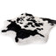 PupRug® Animal Print Memory Foam Dog Bed - Black Faux Cowhide Dog Beds Paw.com