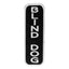 Blind Dog 2x6 Patch Black White Patch K9 Sport Sack