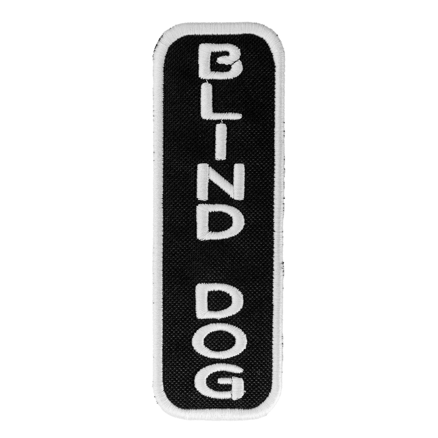 Blind Dog 2x6 Patch Black White Patch K9 Sport Sack