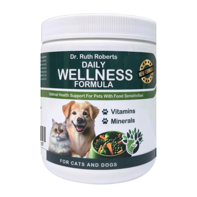 Pet's Daily Wellness Formula - For Pets With Pork/Beef Allergy Vitamins & Supplements Dr. Ruth Roberts
