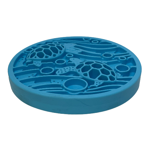 Turtle eMat-Mini Lick Mat with Suction Cups - Small Dogs & Cats | USA EMAT SodaPup/True Dogs, LLC