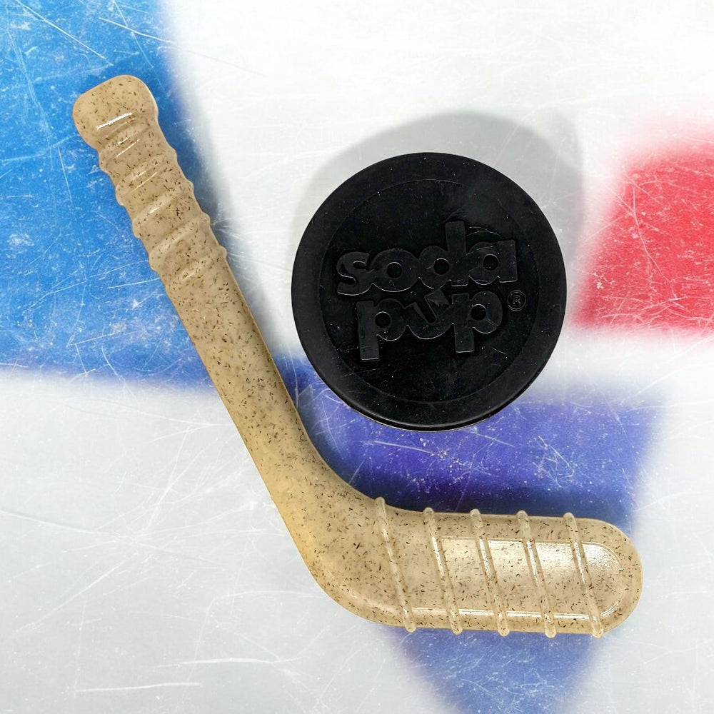 Hockey Stick Nylon Dog Chew Toy - Ultra-Durable for Aggressive Chewers USA Nylon Dog Toys SodaPup/True Dogs, LLC