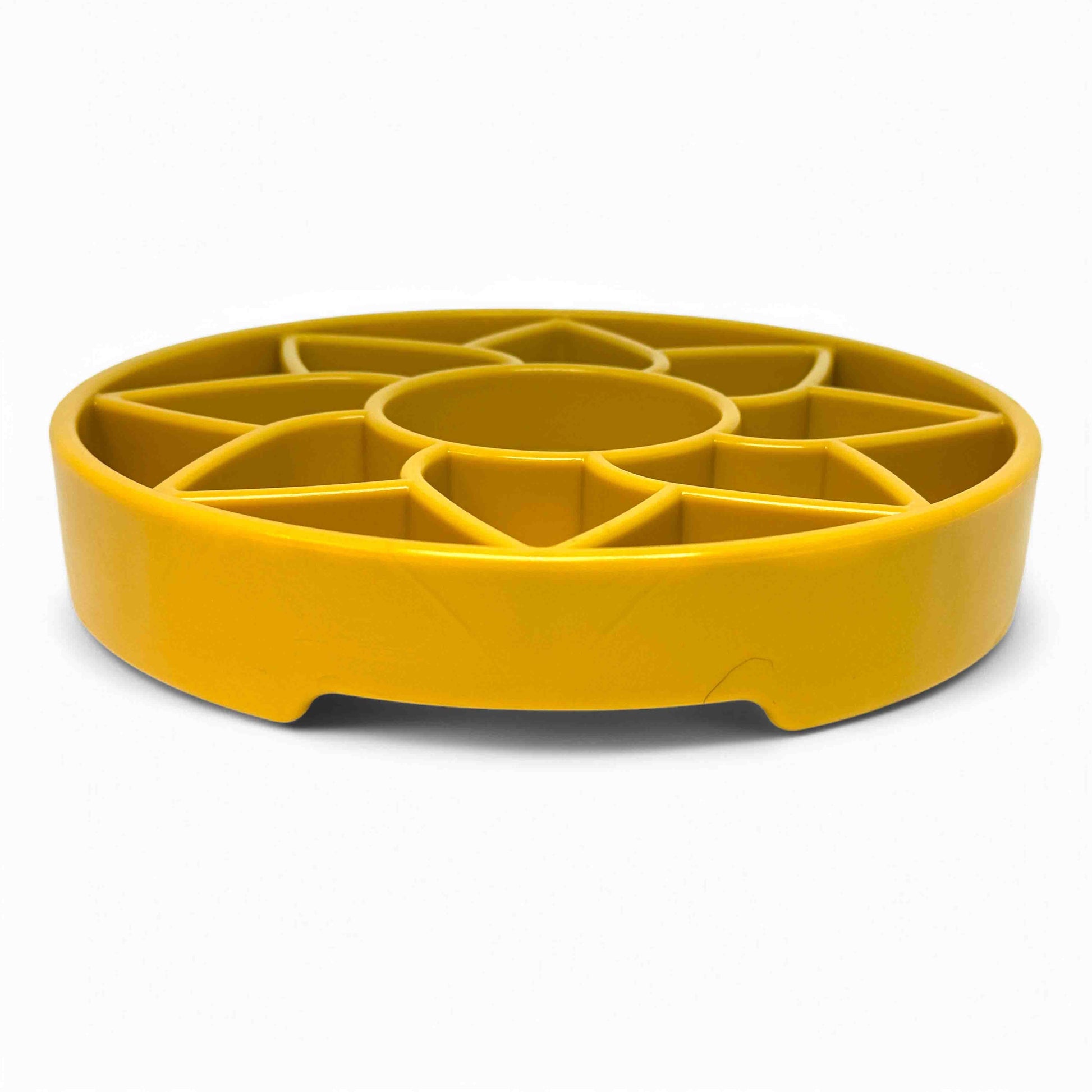 Sunflower Slow Feeder Dog Bowl - Shallow eTray Enrichment Lick Mat | USA Made ETRAY SodaPup/True Dogs, LLC