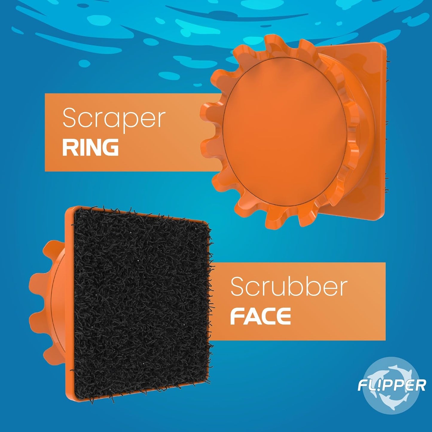 Flipper Pico 2-in-1 Magnetic Aquarium Cleaner Magnet Scrubber Flipper Aquarium Products