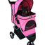 Casual Pet Stroller with a Removable Cup Holder Pet Carriers Dogline