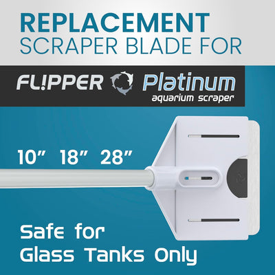 Flipper Platinum Credit Card Aquarium Algae Scraper Stainless Steel Blades Replacement Blades Flipper Aquarium Products