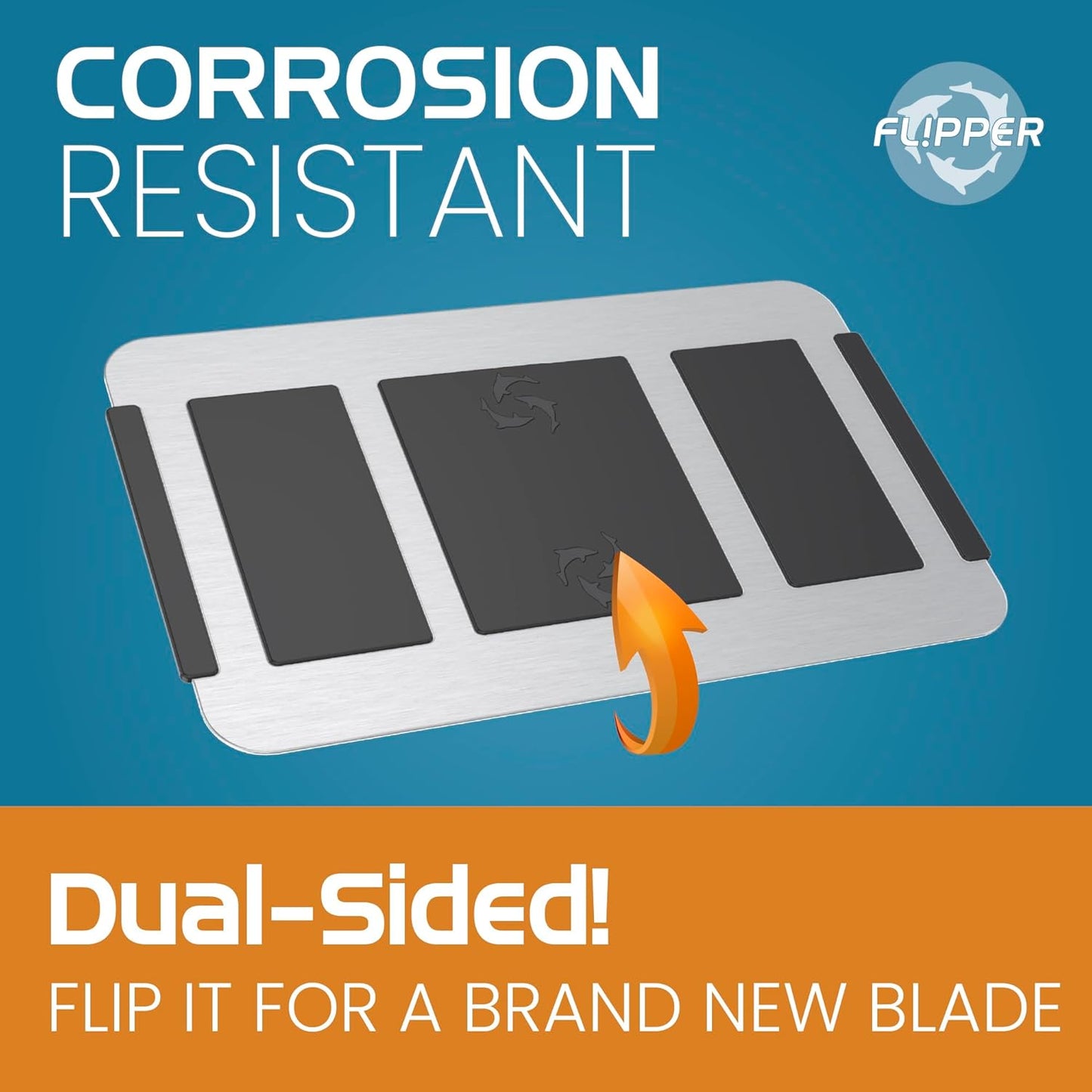 Flipper Platinum Credit Card Aquarium Algae Scraper Stainless Steel Blades Replacement Blades Flipper Aquarium Products