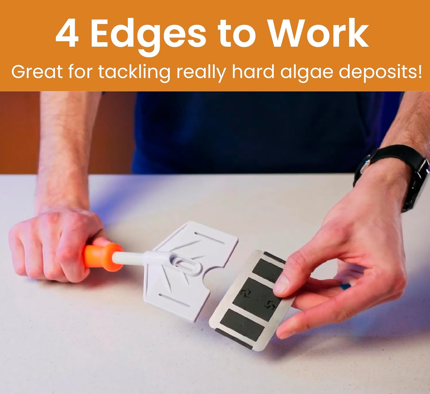 Flipper Platinum Credit Card Aquarium Algae Scraper Stainless Steel Blades Replacement Blades Flipper Aquarium Products