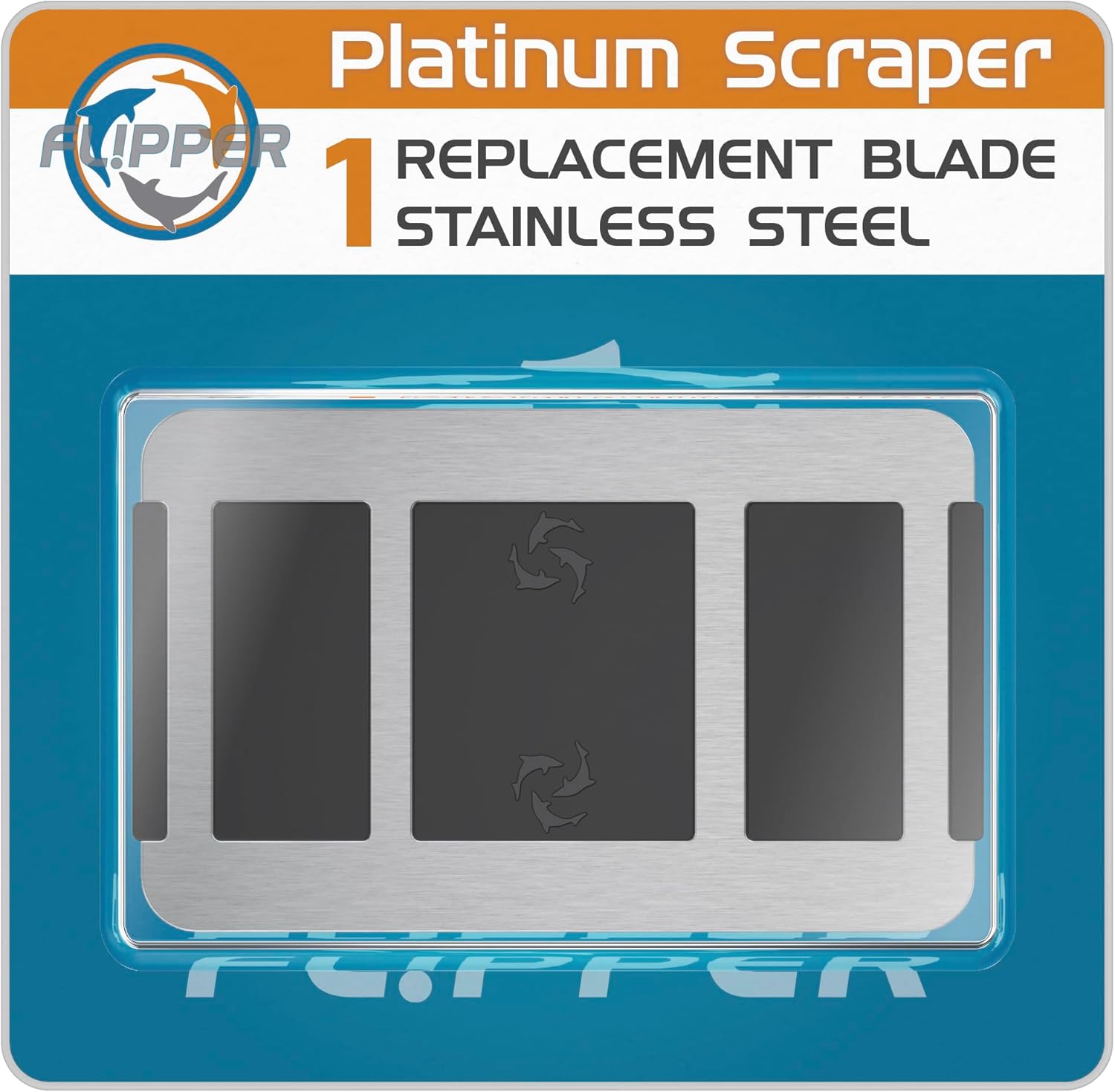 Flipper Platinum Credit Card Aquarium Algae Scraper Stainless Steel Blades Replacement Blades Flipper Aquarium Products