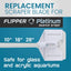 Flipper Platinum Algae Scraper Replacement Blades 10 Pack Replacement Blades Flipper Aquarium Products