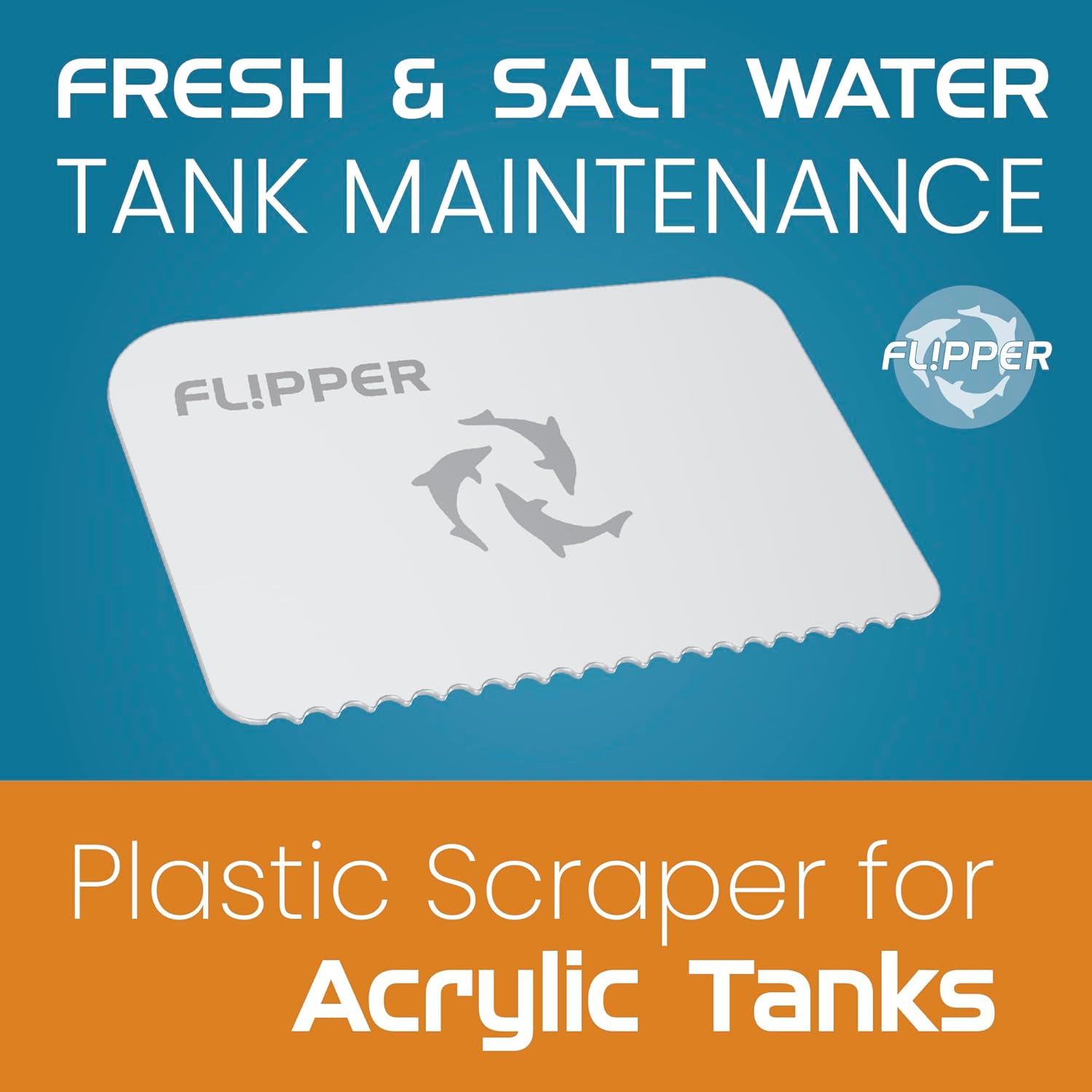 Flipper Platinum Algae Scraper Replacement Blades 10 Pack Replacement Blades Flipper Aquarium Products