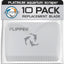 Flipper Platinum Algae Scraper Replacement Blades 10 Pack Replacement Blades Flipper Aquarium Products