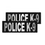 Removable Reflective Patches (Set of 2) "POLICE K-9" Dog Patches Dogline