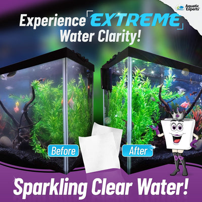 Superior Polishing Filter Pad for Aquariums - 24" x 36" Cut-to-Fit Media for Freshwater & Saltwater Fish Tanks Filter Pad Aquatic Experts